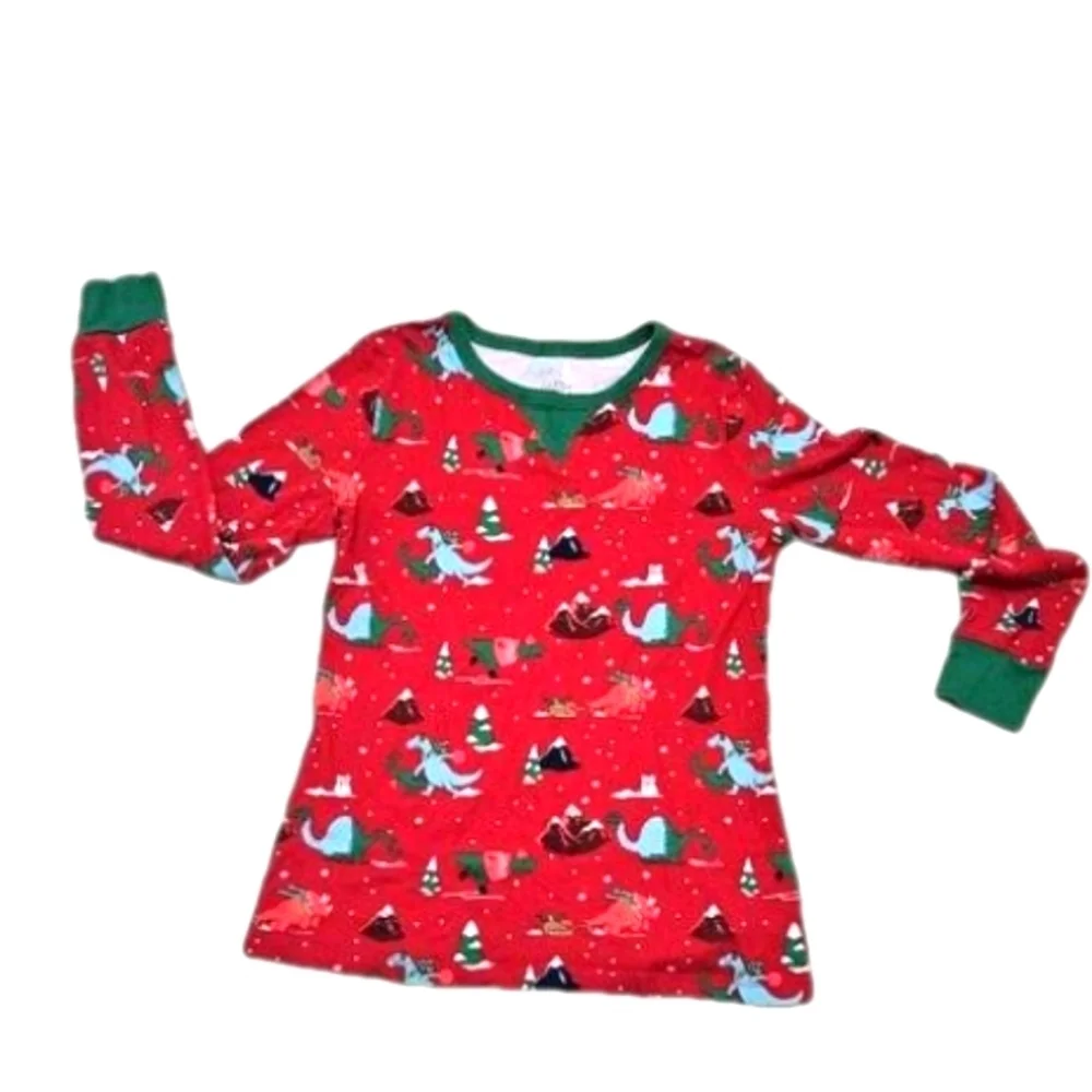 Wandershop by target unisex dinosaur christmas pajama holiday cotton 2-piece set